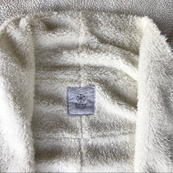 gaiam fleece lined cardigan - Picture 3 of 4